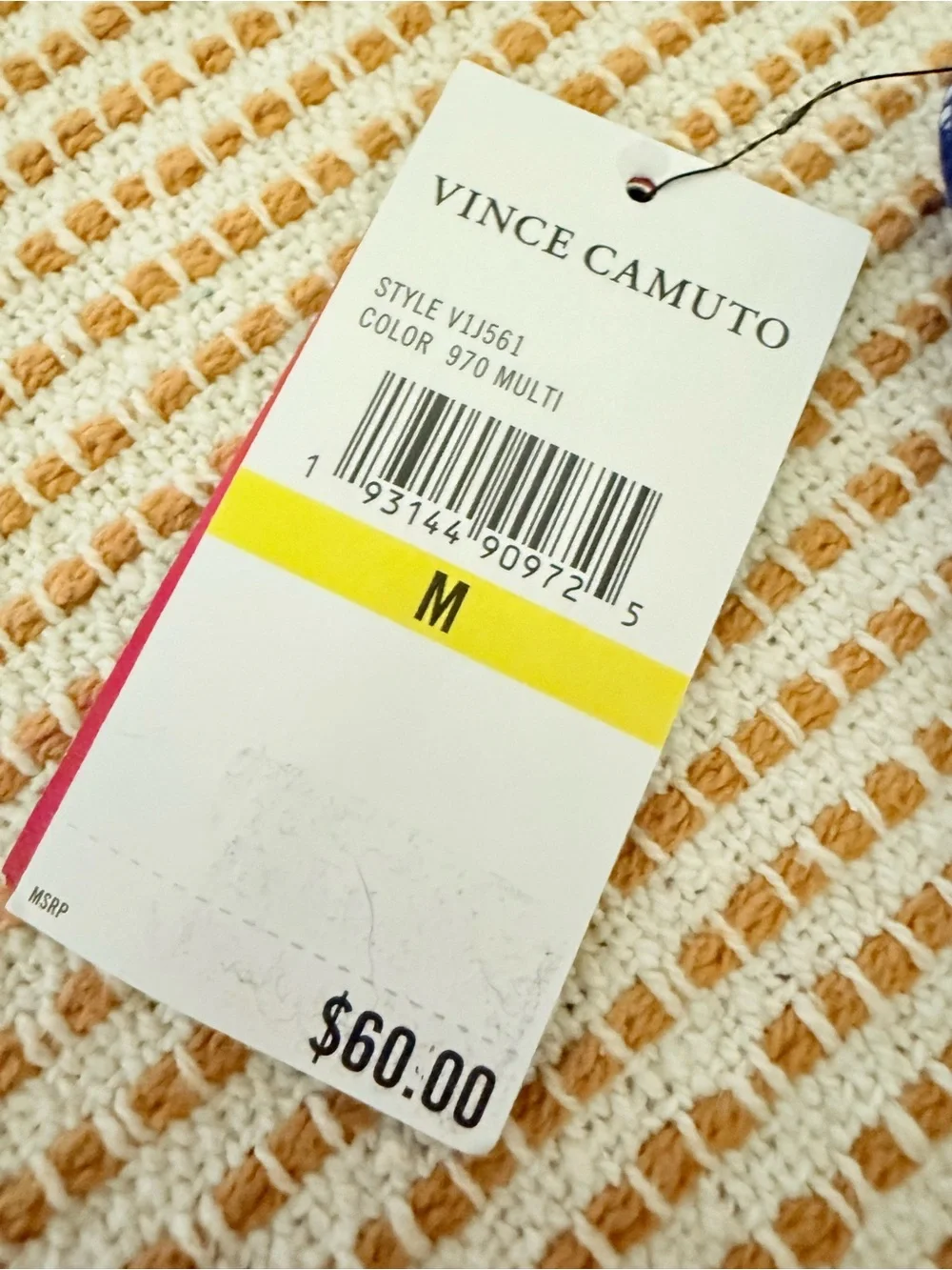 Vince Camuto Tropical Floral Shirred - Back Bikini Bottoms NWT